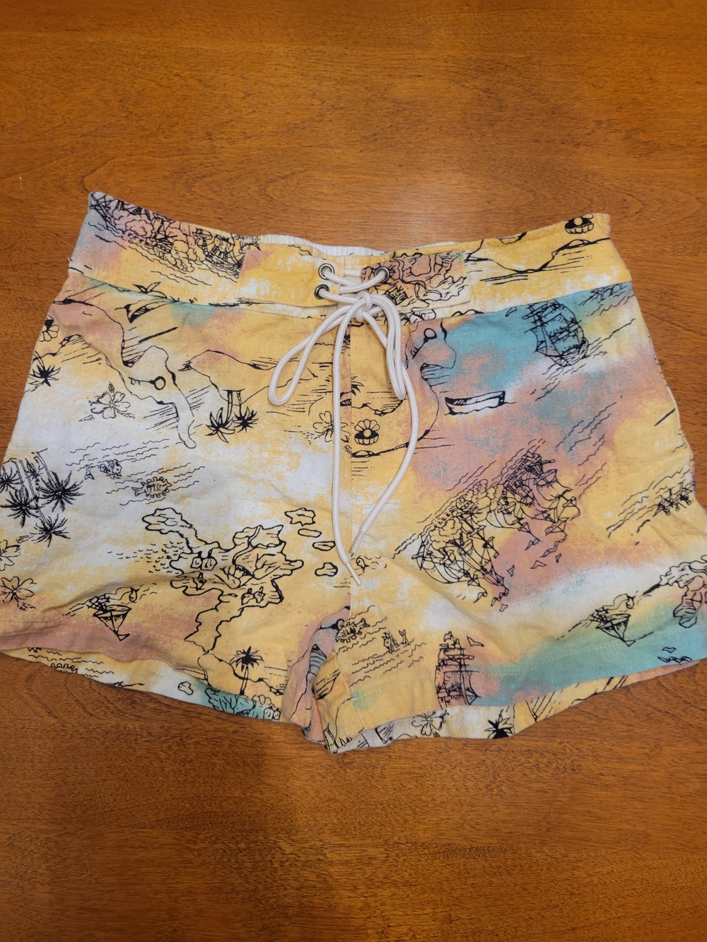 Wild Fable Drawstring Linen Lounge Shorts | S